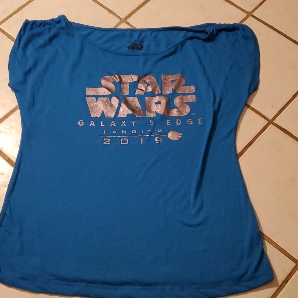 Disney Parks Star War Shirt Small Galaxy Edge